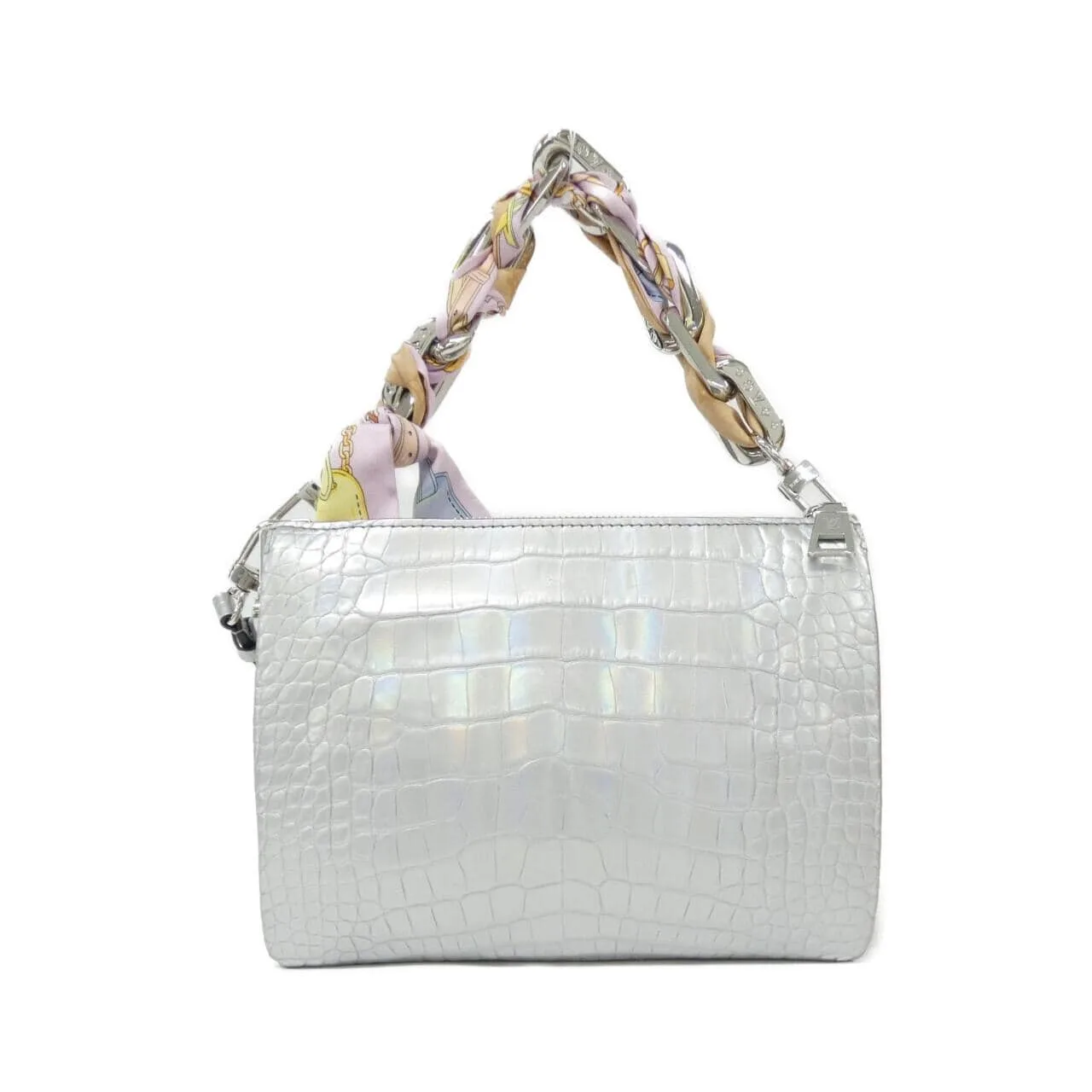 LOUIS VUITTON N84043 Shoulder Leather 銀色 皮革 中古品A - 縮圖 2