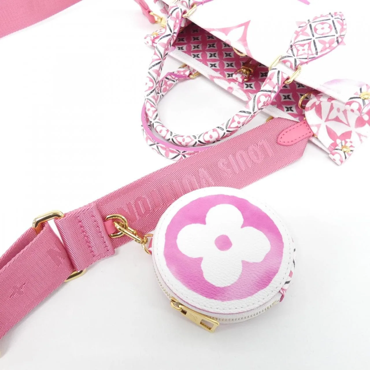 LOUIS VUITTON OnTheGo M22976 Handbag Monogram Pink Monogram Rank A - Thumbnail 6