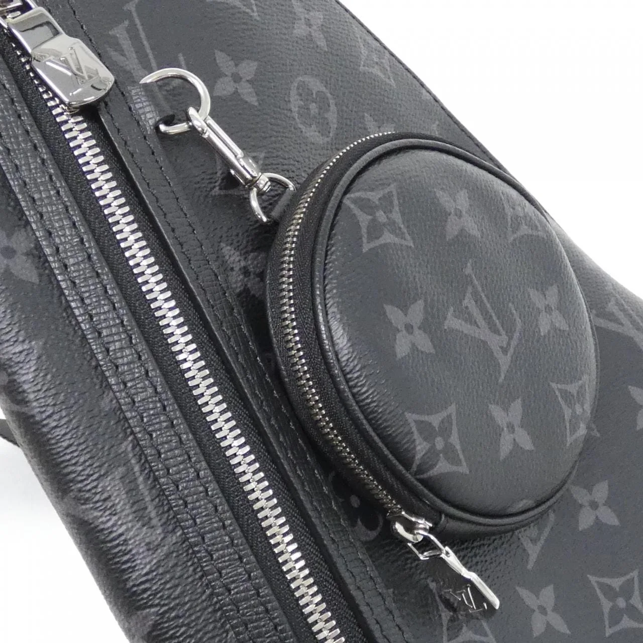 LOUIS VUITTON M30936 Shoulder Canvas 黑色 帆布 中古品A - 縮圖 5