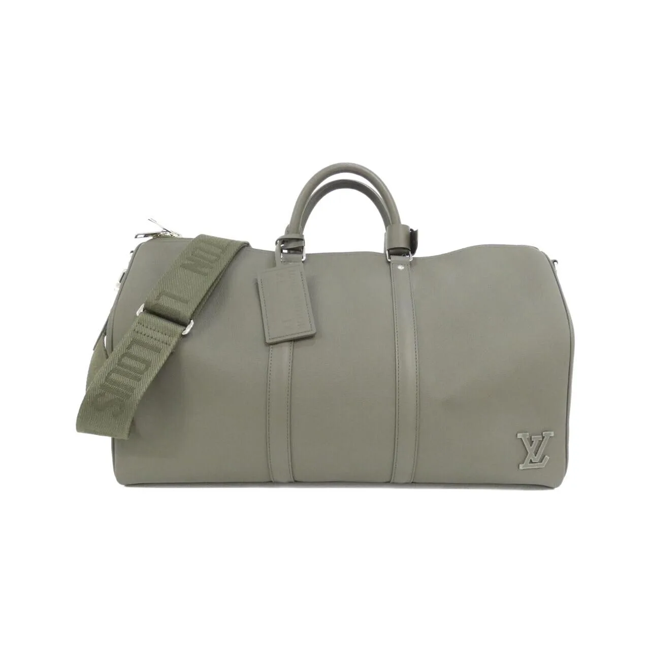 LOUIS VUITTON Keepall M21536 Boston Lambskin Black