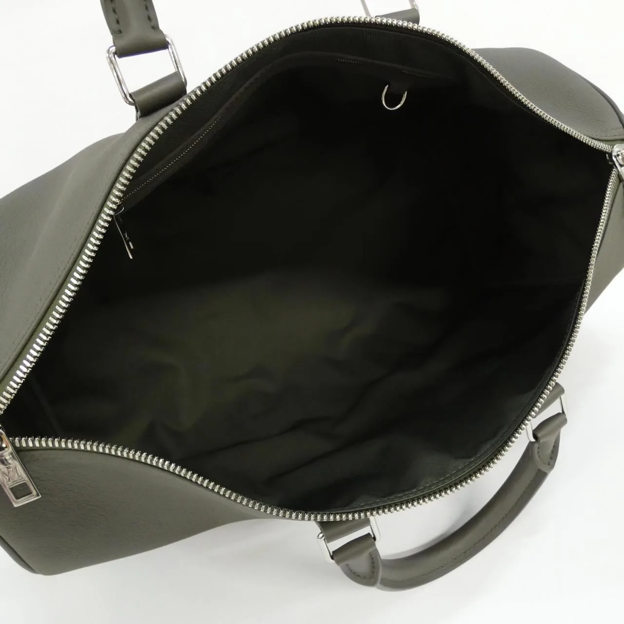 LOUIS VUITTON Keepall M21536 Boston Lambskin 黑色 羊皮 中古品A - 縮圖 6