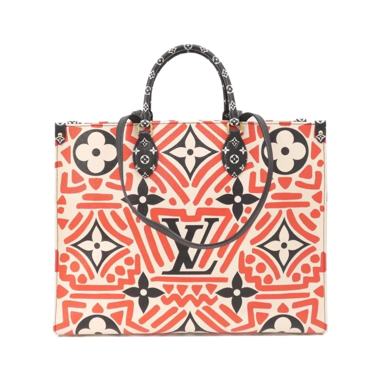 LOUIS VUITTON OnTheGo M45358 Handbag Canvas Rouge