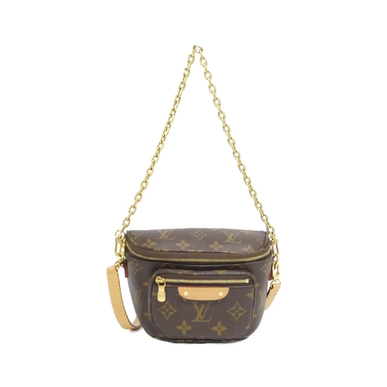 LOUIS VUITTON Bum Bag M82335 Shoulder Monogram Black