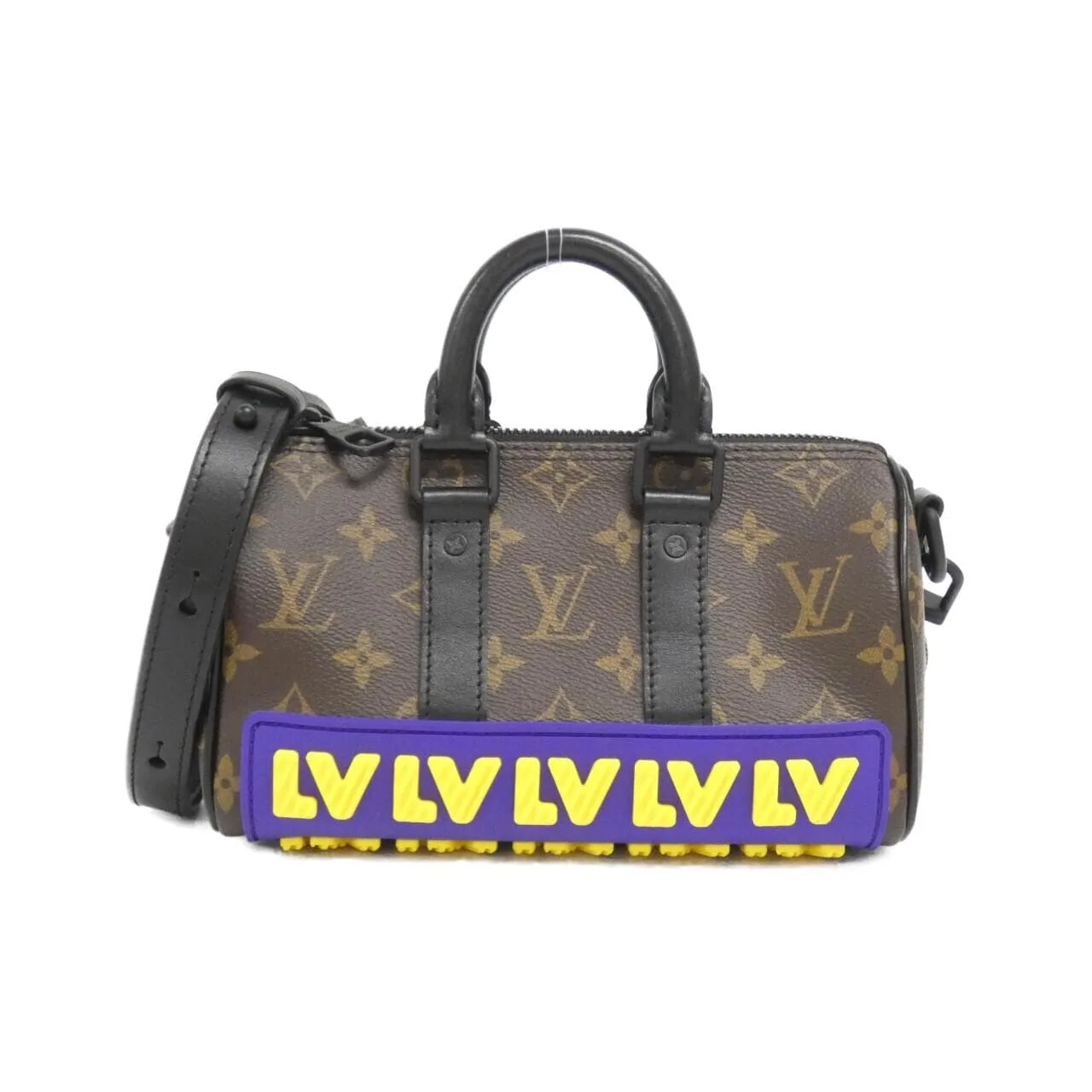 LOUIS VUITTON Keepall M45788 Boston Monogram Black