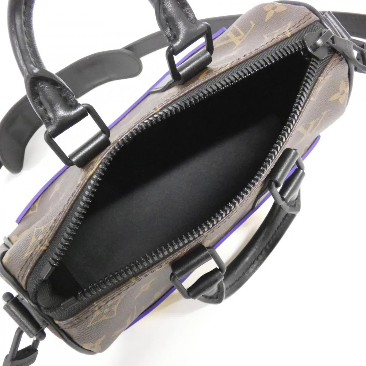 LOUIS VUITTON Keepall M45788 Boston Monogram 黑色 Monogram 中古品A - 縮圖 5