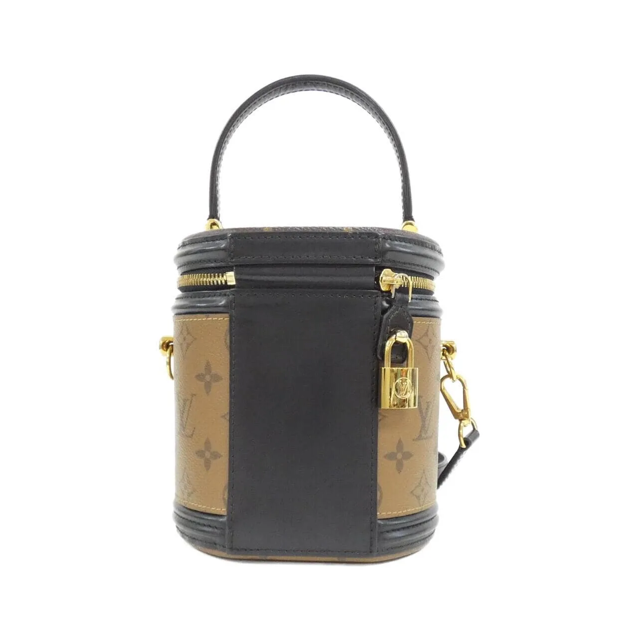 LOUIS VUITTON M43986 Handbag Monogram 黑色 Monogram 中古品A - 縮圖 2