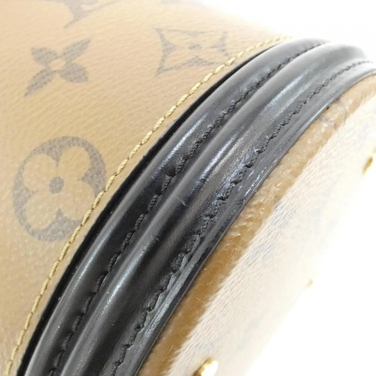 LOUIS VUITTON M43986 Handbag Monogram 黑色 Monogram 中古品A - 縮圖 5