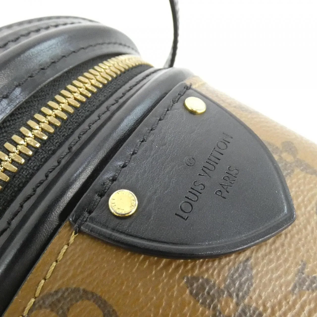 LOUIS VUITTON M43986 Handbag Monogram 黑色 Monogram 中古品A - 縮圖 6