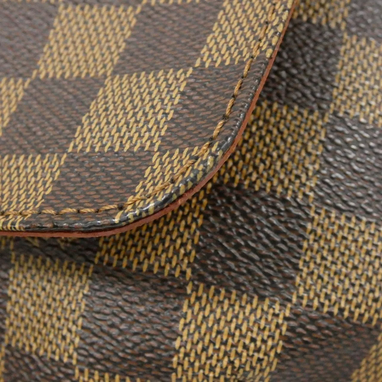 LOUIS VUITTON Musette N51302 Shoulder Damier 黑色 Damier 中古品A - 縮圖 4