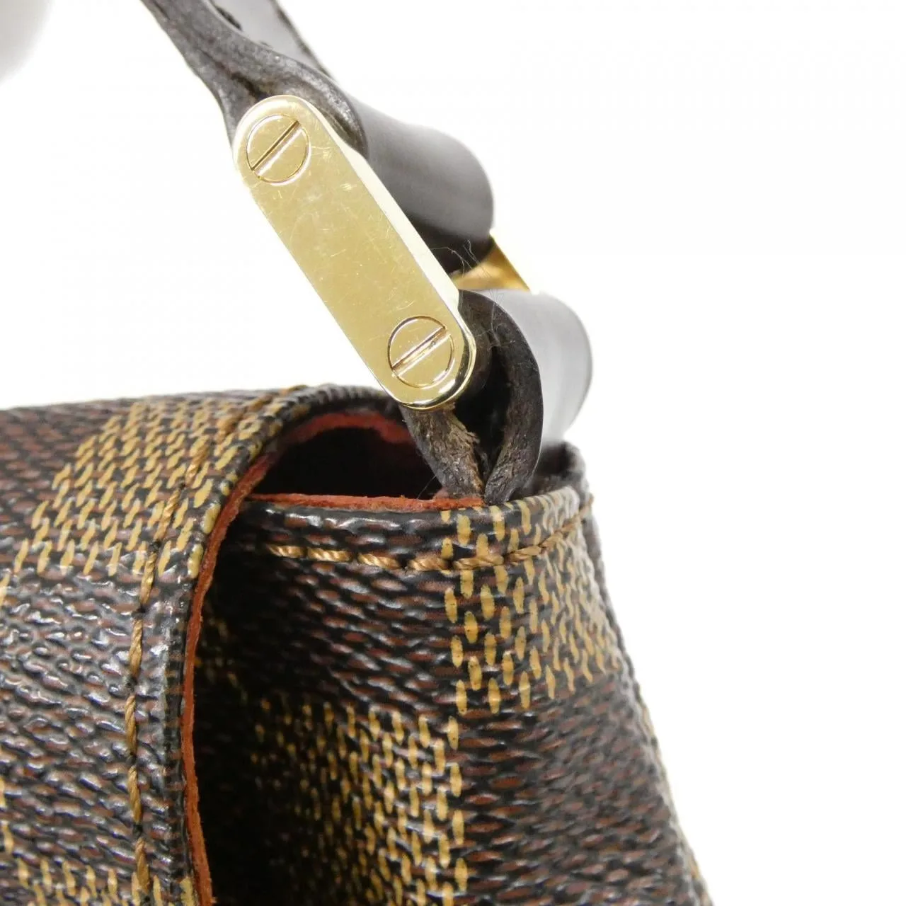LOUIS VUITTON Musette N51302 Shoulder Damier 黑色 Damier 中古品A - 縮圖 5