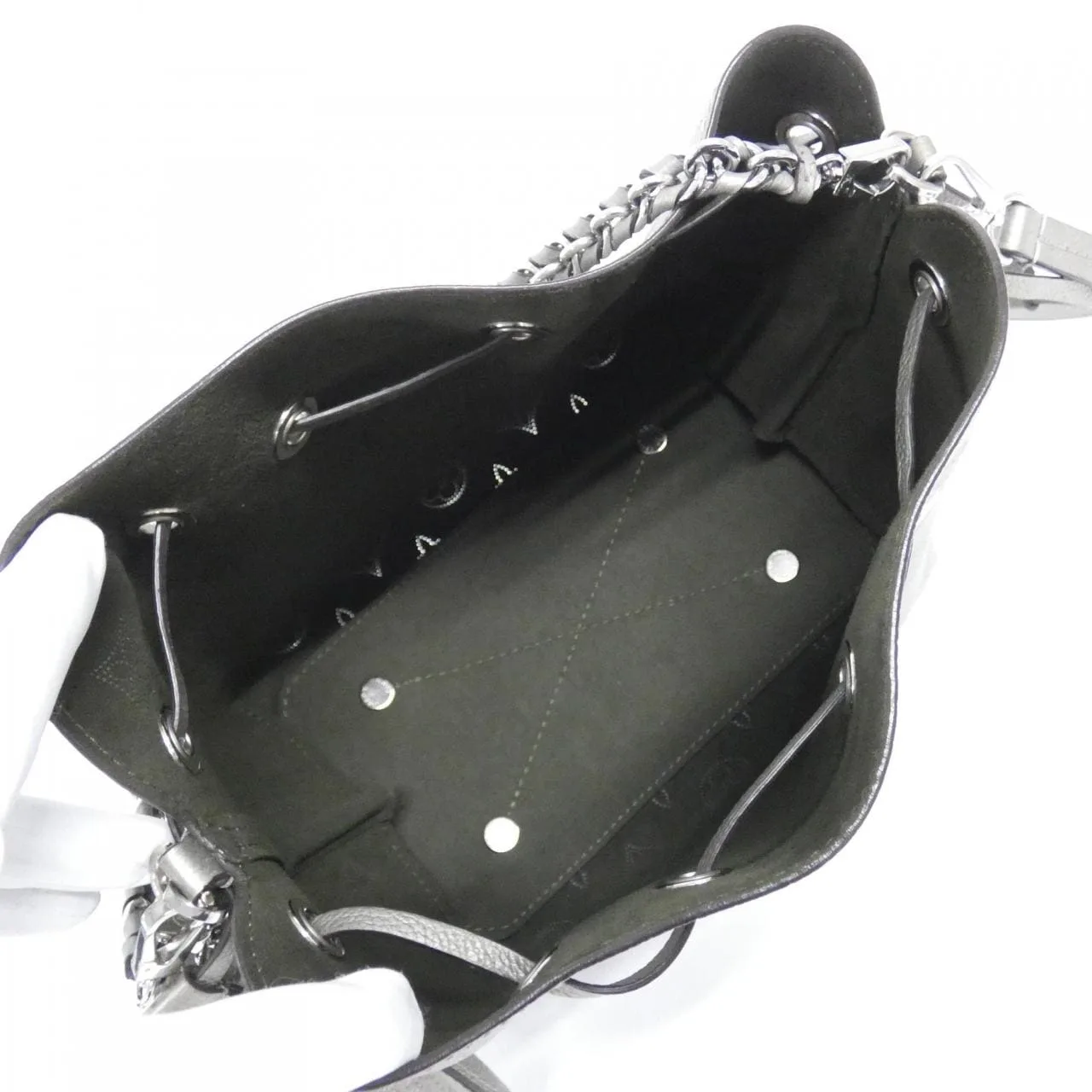 LOUIS VUITTON Mahina M21008 Shoulder Grey Rank B - Thumbnail 6