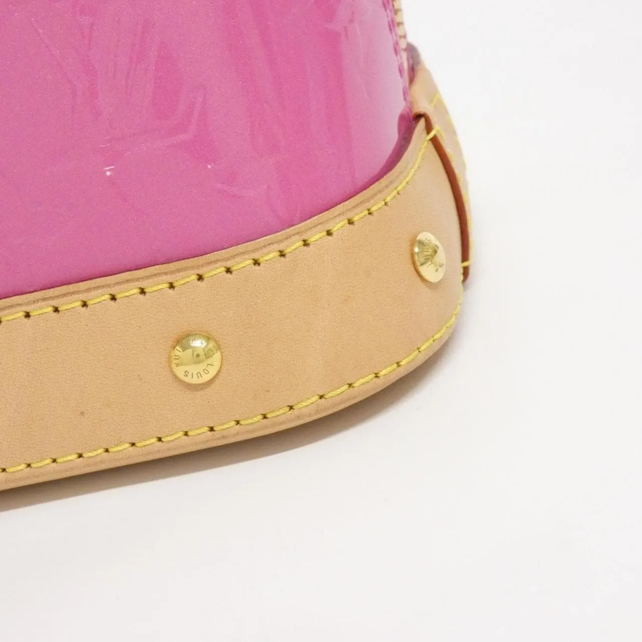LOUIS VUITTON Alma M90611 Handbag Vernis Pink Vernis Rank A - Thumbnail 4