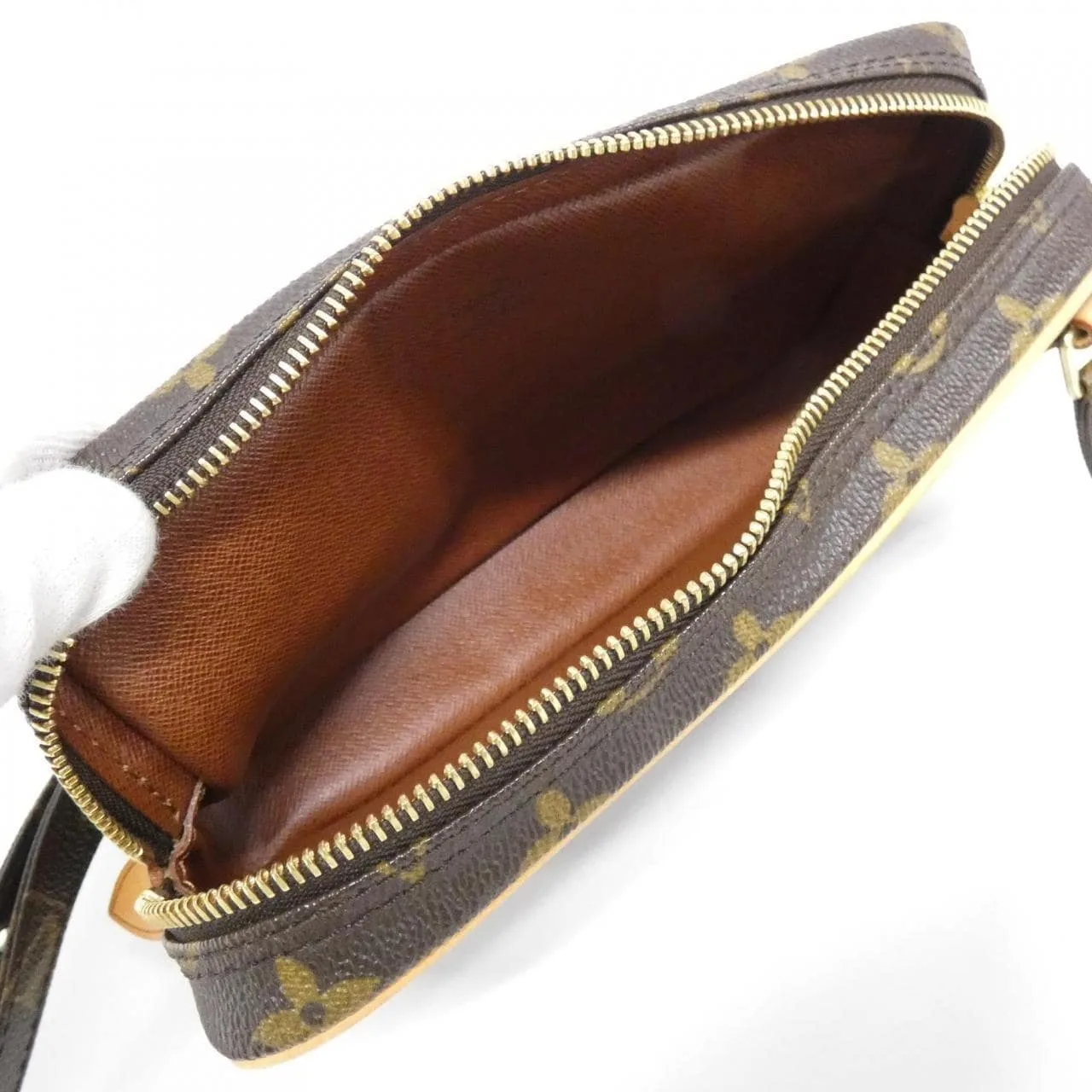 LOUIS VUITTON M51828 Shoulder Monogram 黑色 Monogram 中古品A - 縮圖 6