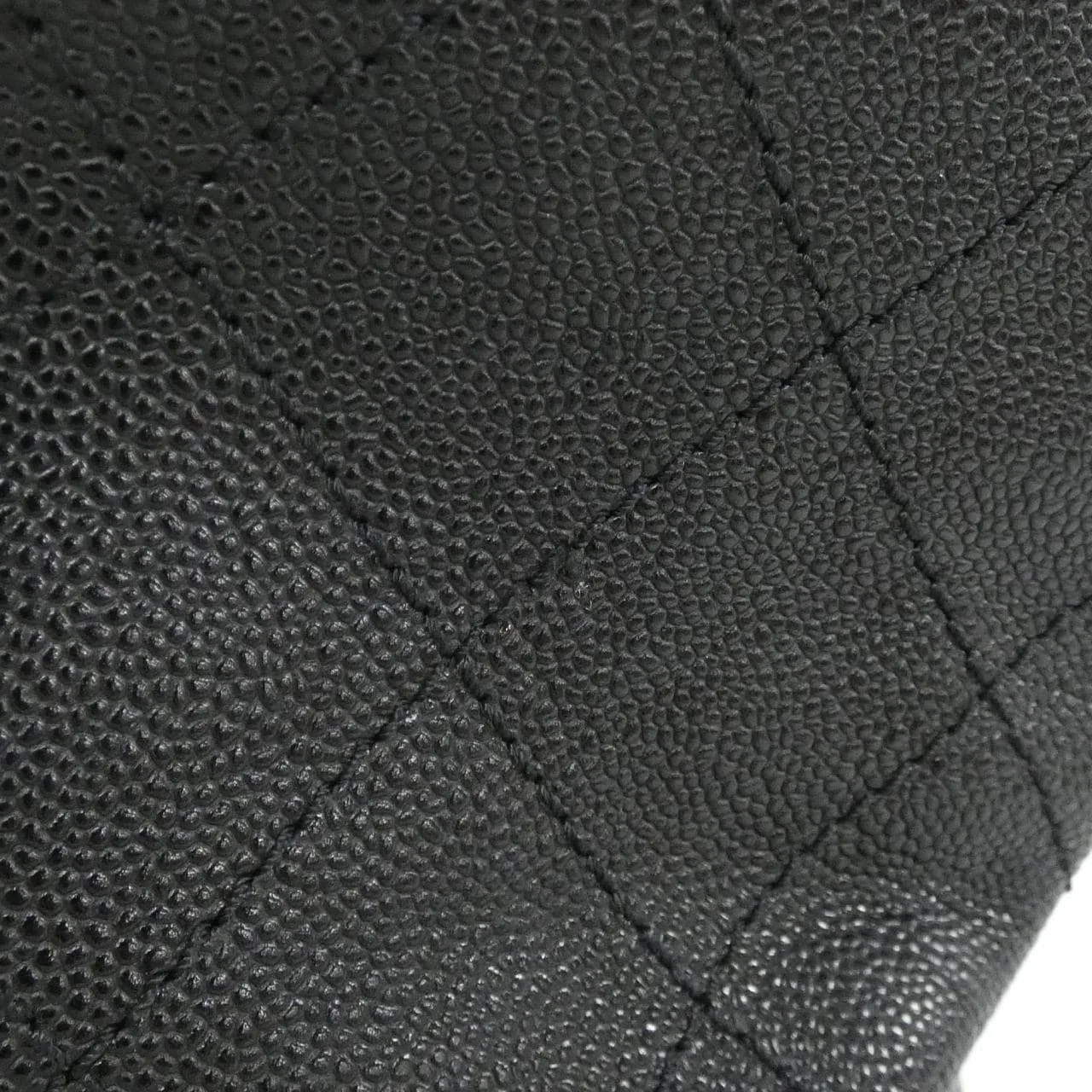 CHANEL Handbag Grained Calfskin Black Grained Calfskin Rank A - Thumbnail 6