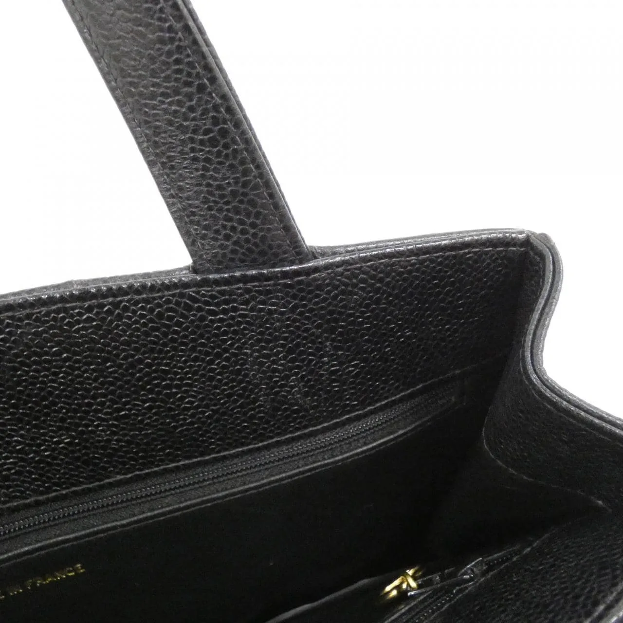 CHANEL Handbag Grained Calfskin