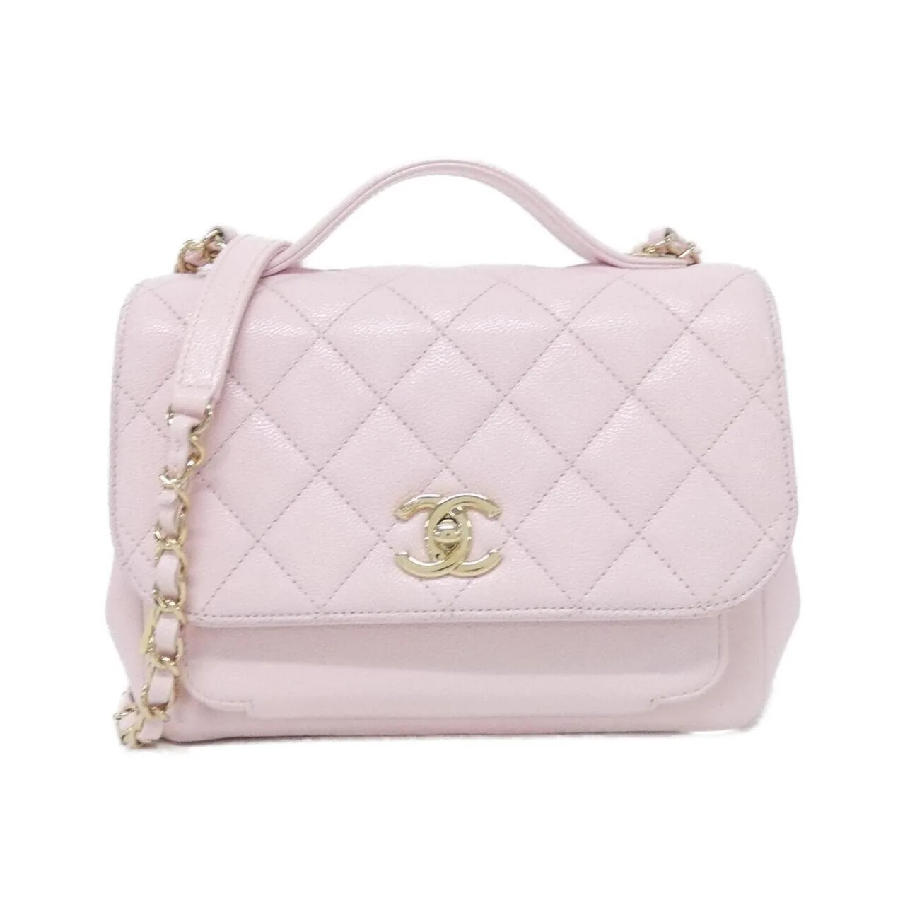 CHANEL 93607 Handbag Grained Calfskin