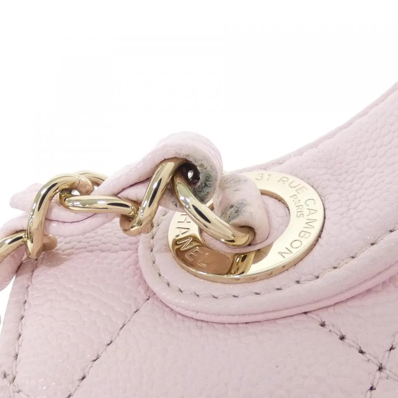 CHANEL 93607 Handbag Grained Calfskin