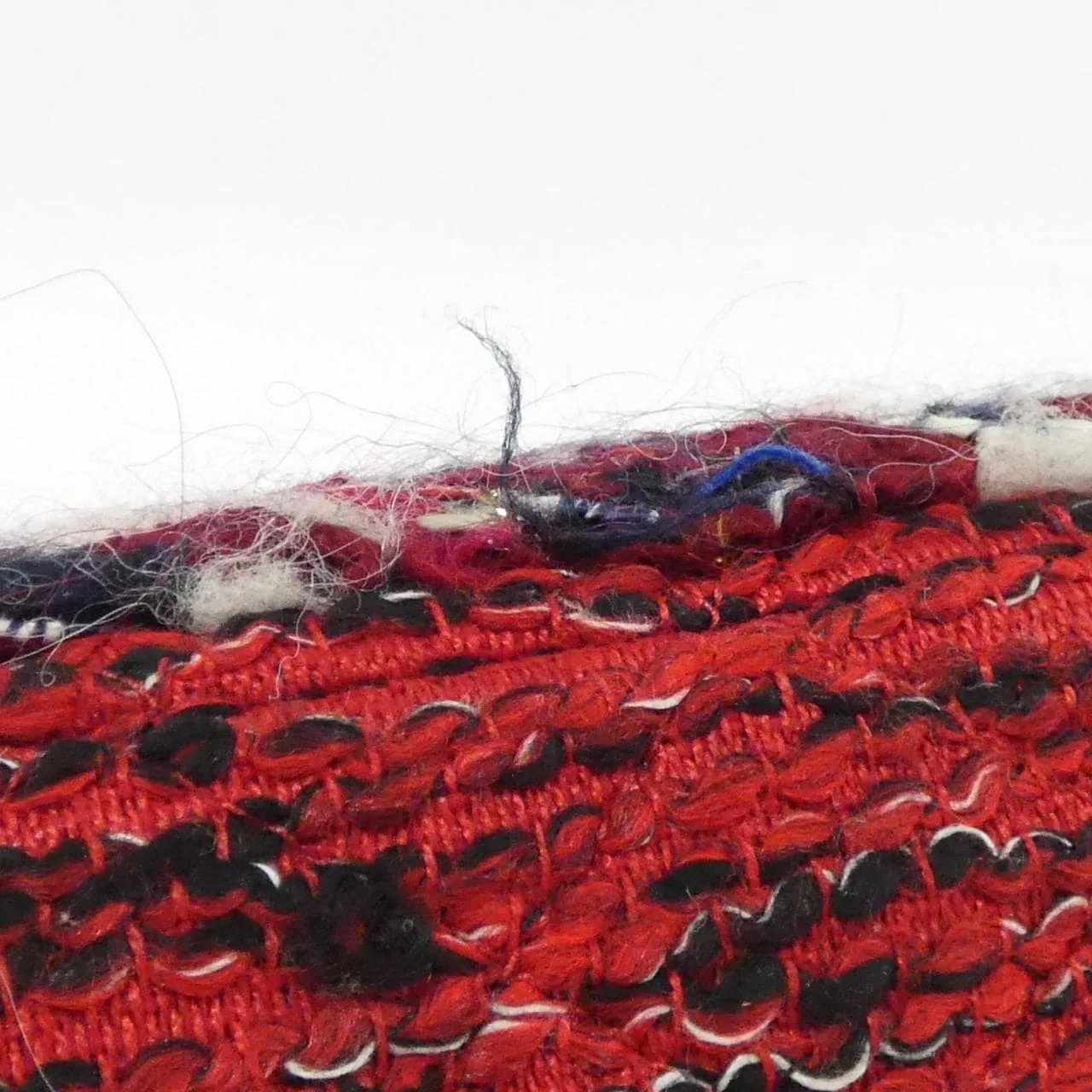 CHANEL Shoulder Tweed 黑色 粗花呢 中古品A - 縮圖 4