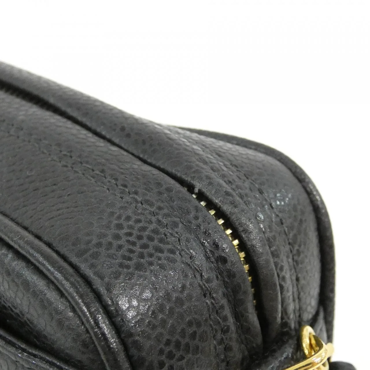 CHANEL Shoulder Caviar Leather