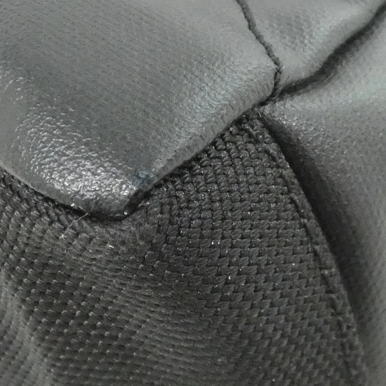 CHANEL 34209 Handbag Canvas 黑色 帆布 中古品A - 縮圖 3