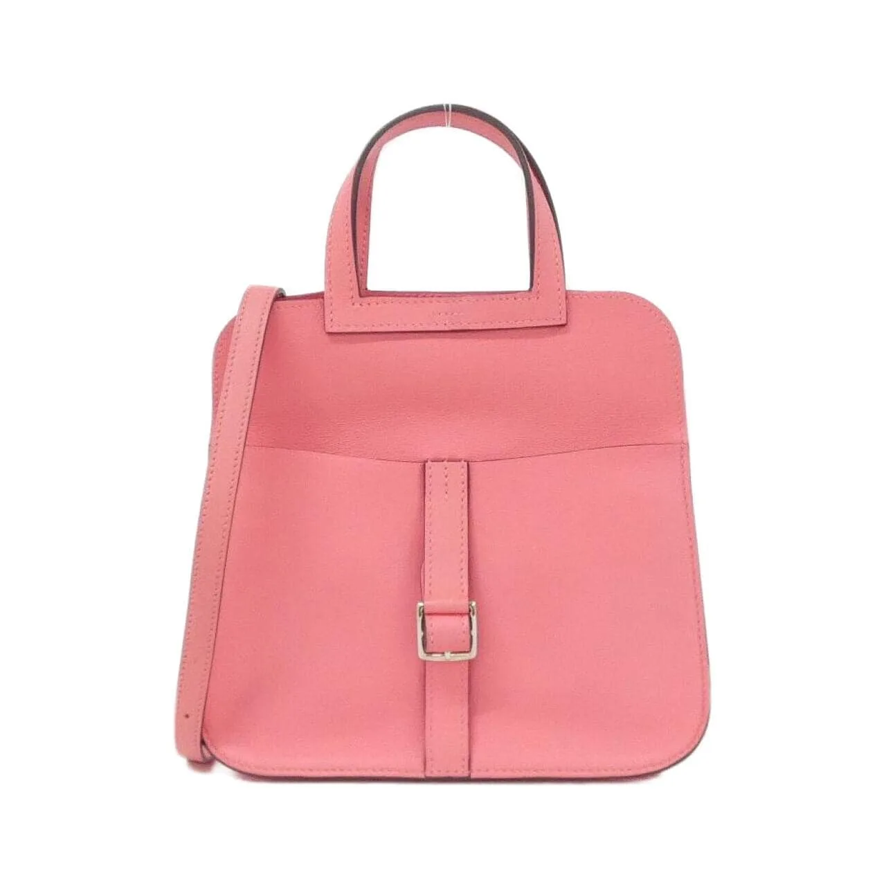 HERMES Halzan 069523CK Handbag Swift Black