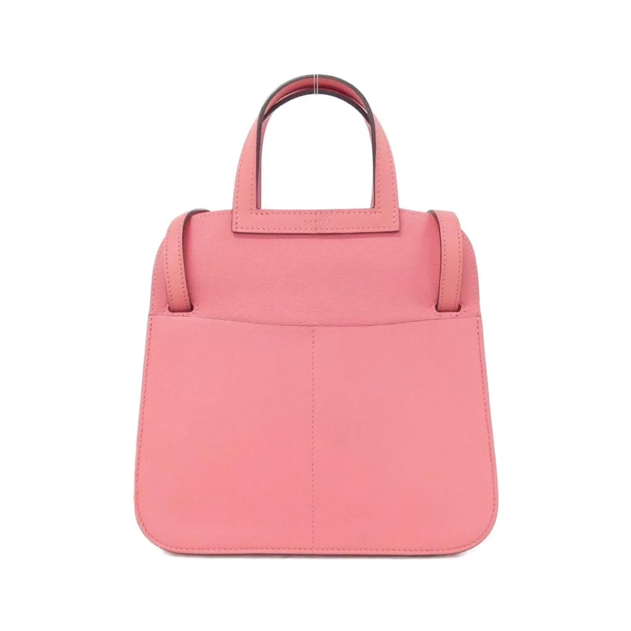 HERMES Halzan 069523CK Handbag Swift Black Swift Leather Rank A - Thumbnail 2