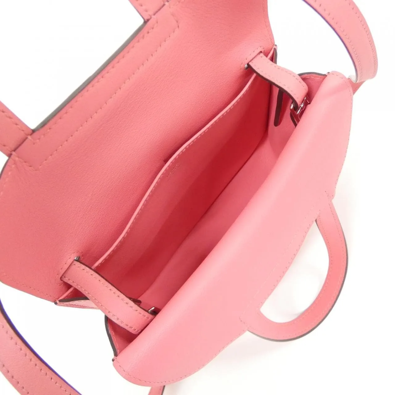 HERMES Halzan 069523CK Handbag Swift Black Swift Leather Rank A - Thumbnail 10