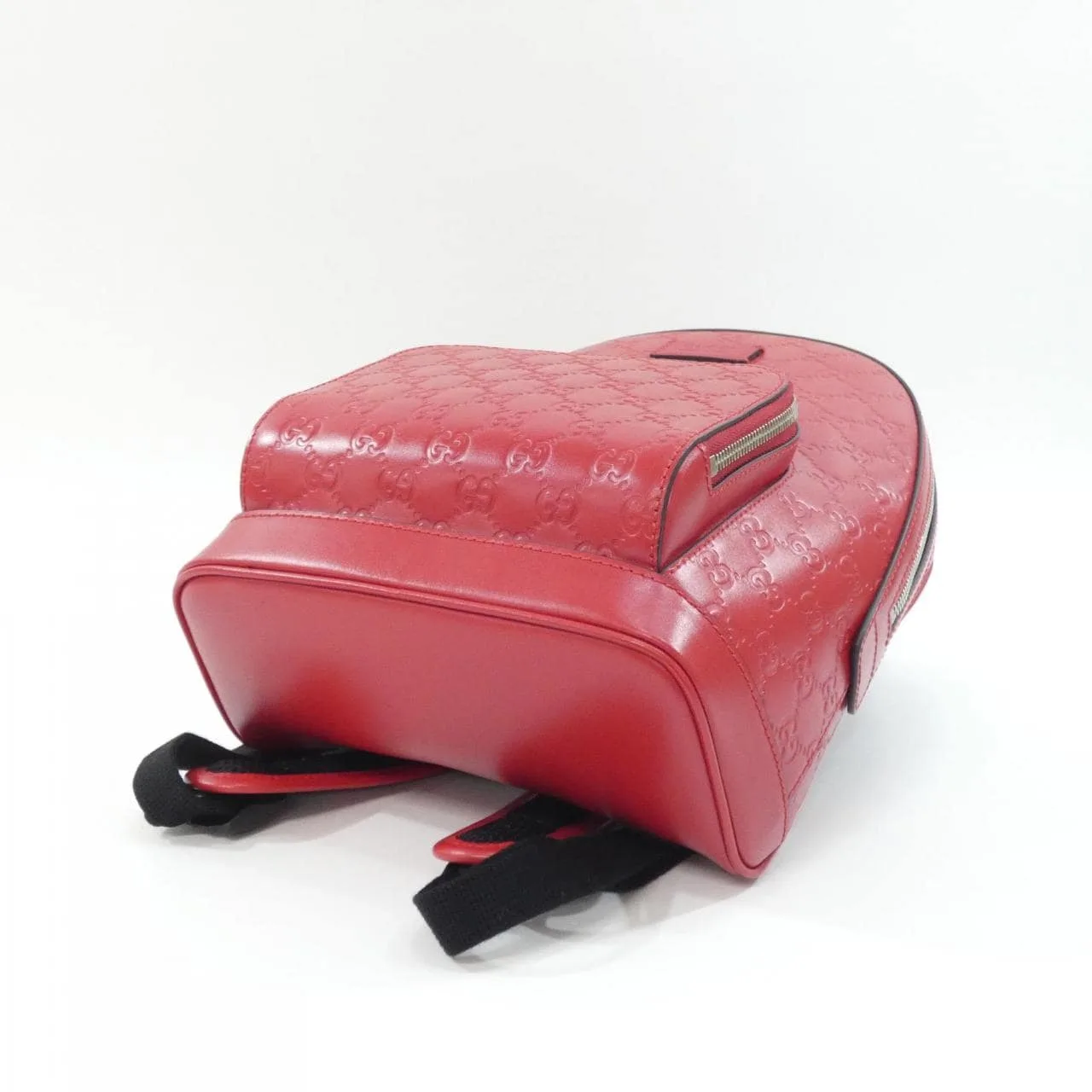 GUCCI 450967 CWCQN 背包 皮革 黑色 皮革 中古品A - 縮圖 3