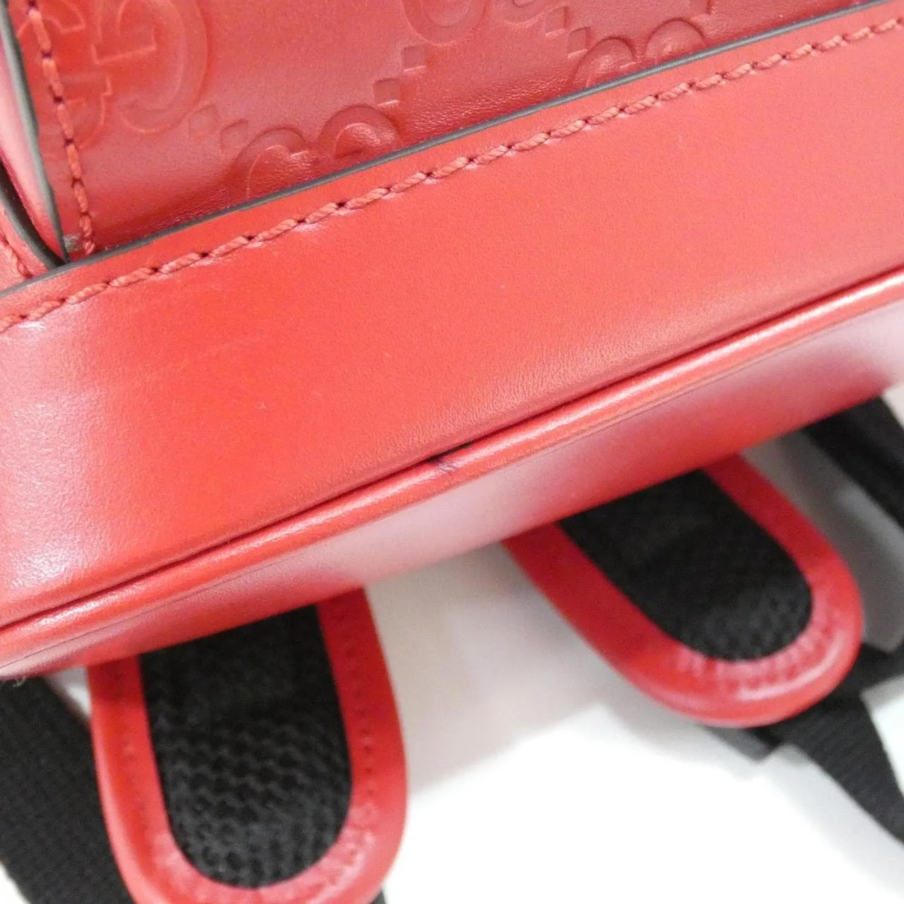 GUCCI 450967 CWCQN 背包 皮革 黑色 皮革 中古品A - 縮圖 4