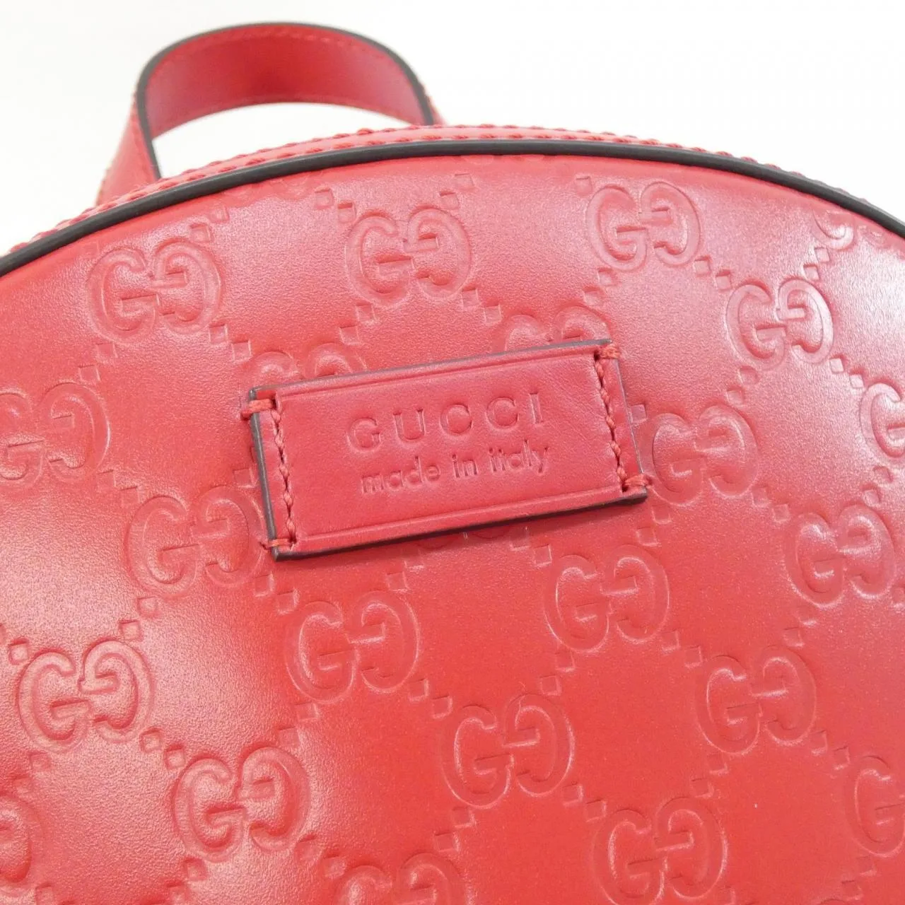 GUCCI 450967 CWCQN 背包 皮革 黑色 皮革 中古品A - 縮圖 7