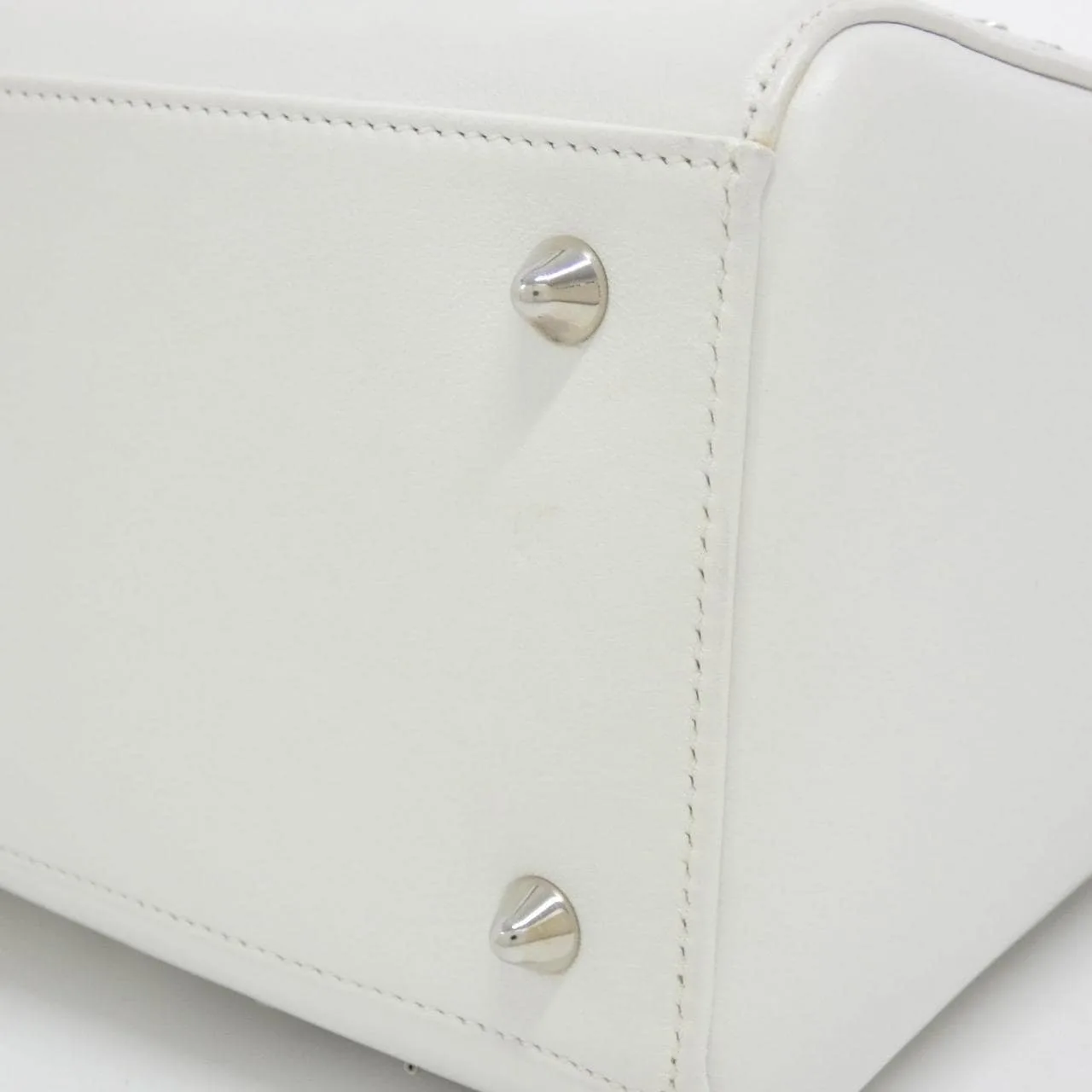 DIOR Lady Dior M0550PRPS 手提包 皮革 黑色 皮革 中古品A - 縮圖 3