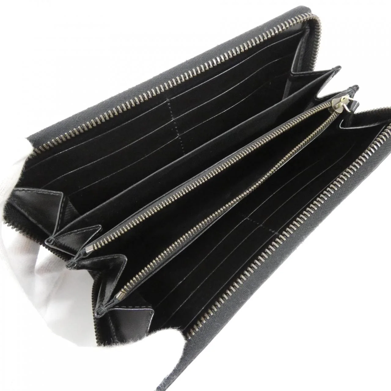 GUCCI 706844 10OTT Wallet Python 黑色 蟒蛇皮 中古品A - 縮圖 4