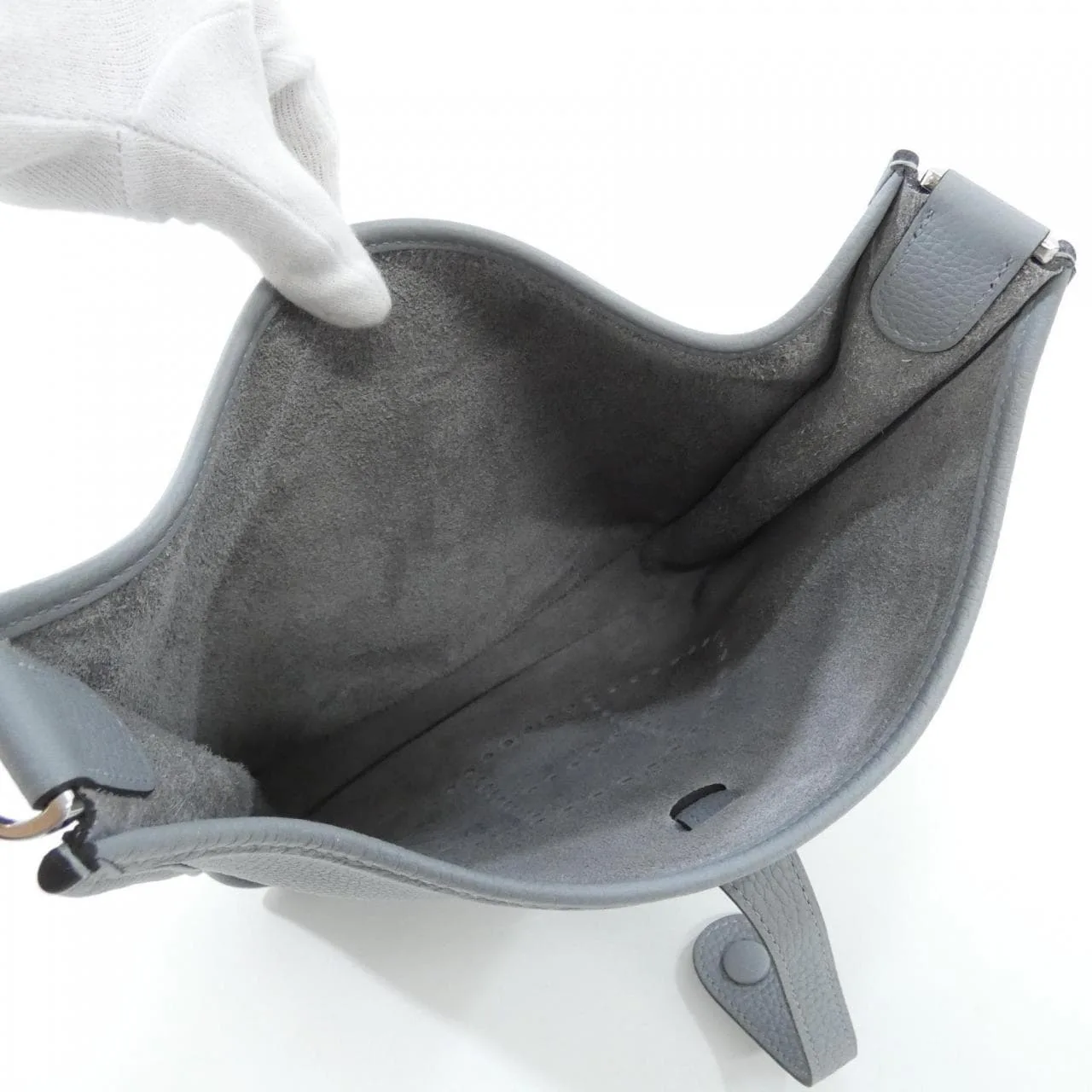 HERMES Evelyne 056277CK Shoulder Clemence Black Clemence Leather New - Thumbnail 5