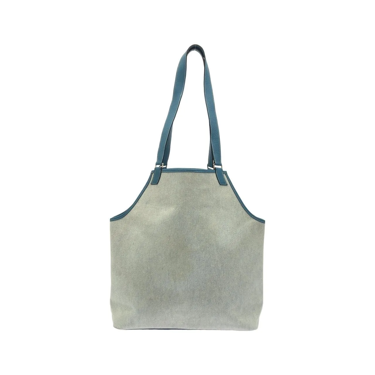 HERMES Shoulder Clemence Blue Clemence Leather Rank A - Thumbnail 2