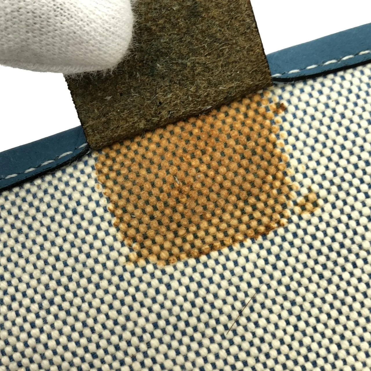 HERMES Shoulder Clemence Blue Clemence Leather Rank A - Thumbnail 9