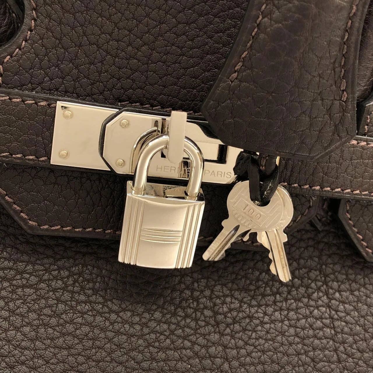 HERMES Handbag Black Rank A - Thumbnail 6