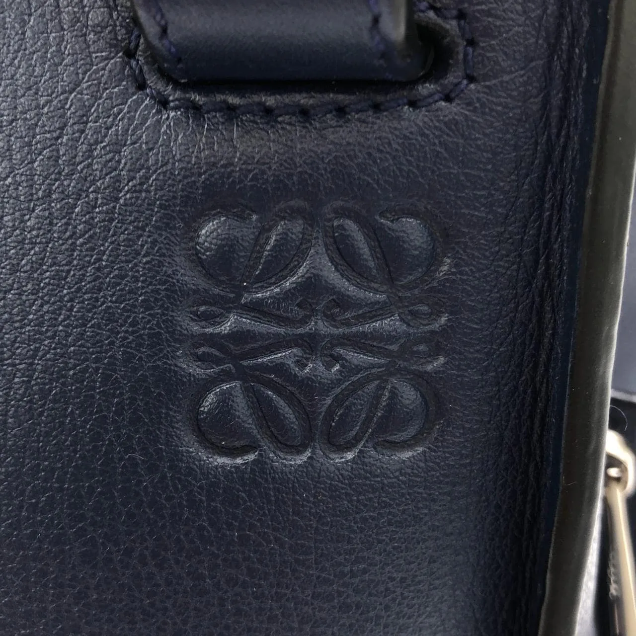 LOEWE Hammock 387 30 N60 Shoulder Black Rank A - Thumbnail 6