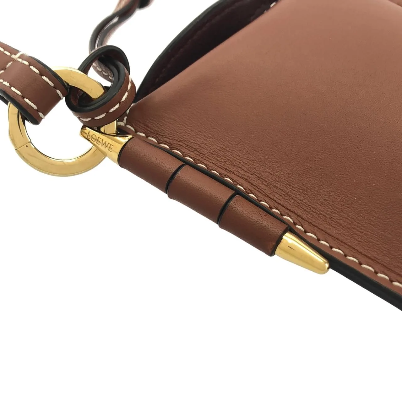 LOEWE Gate C650Z42X34 Shoulder 黑色 中古品A - 縮圖 7