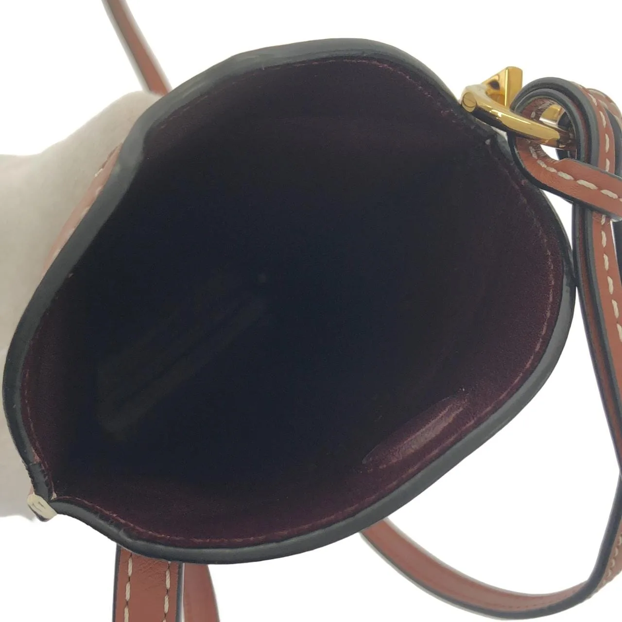 LOEWE Gate C650Z42X34 Shoulder 黑色 中古品A - 縮圖 10