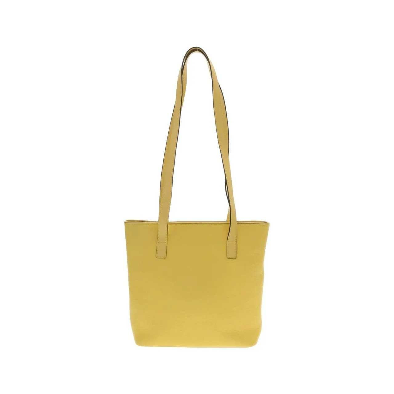 CELINE Shoulder Leather 黃色 皮革 中古品B - 縮圖 2