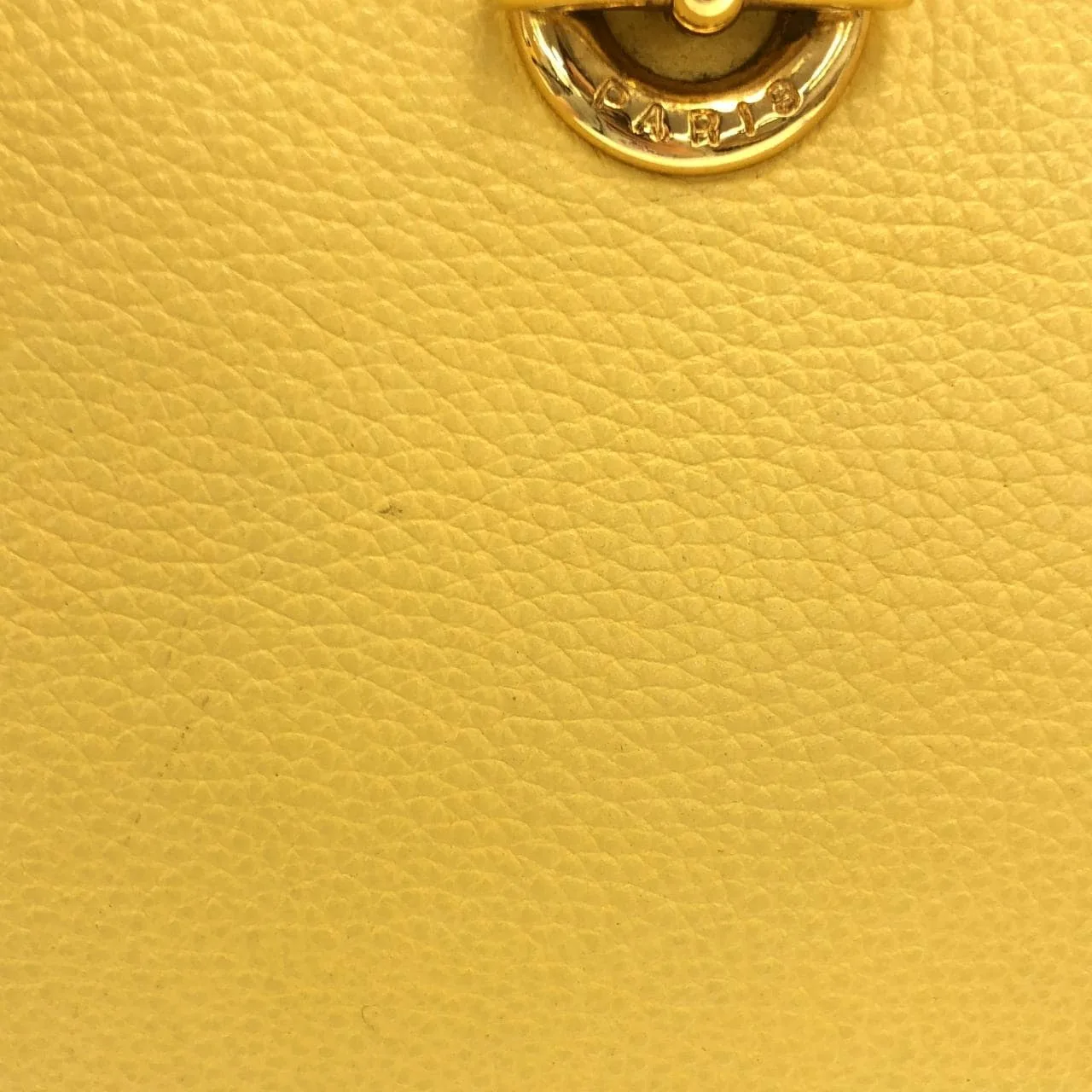 CELINE Shoulder Leather 黃色 皮革 中古品B - 縮圖 5