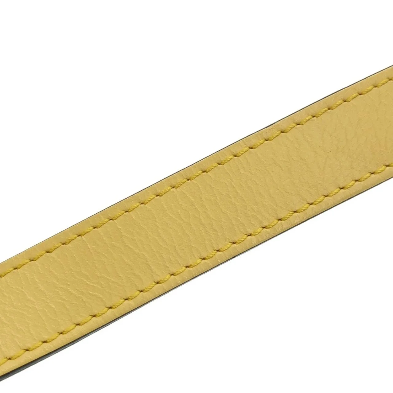 CELINE Shoulder Leather 黃色 皮革 中古品B - 縮圖 6