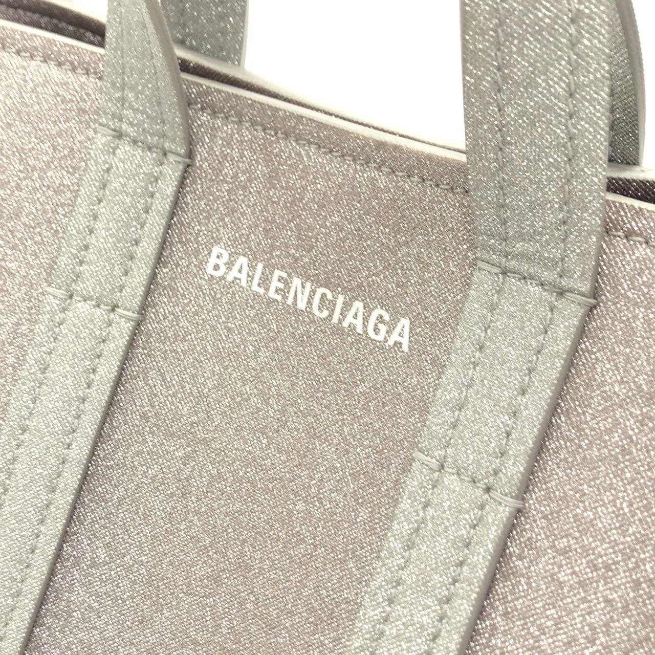 BALENCIAGA Everyday 672793 210IH Tote Canvas 黑色 帆布 中古品A - 縮圖 4