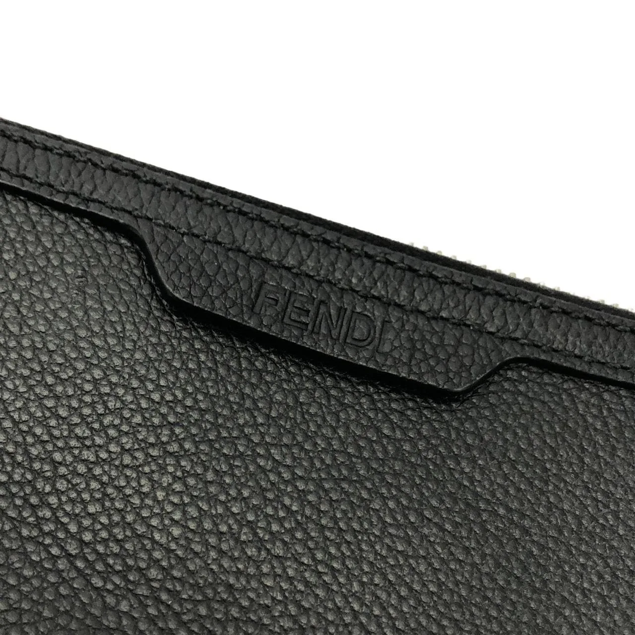 FENDI Baguette 7VA649 AVVD Shoulder Leather 銀色 皮革 中古品A - 縮圖 7