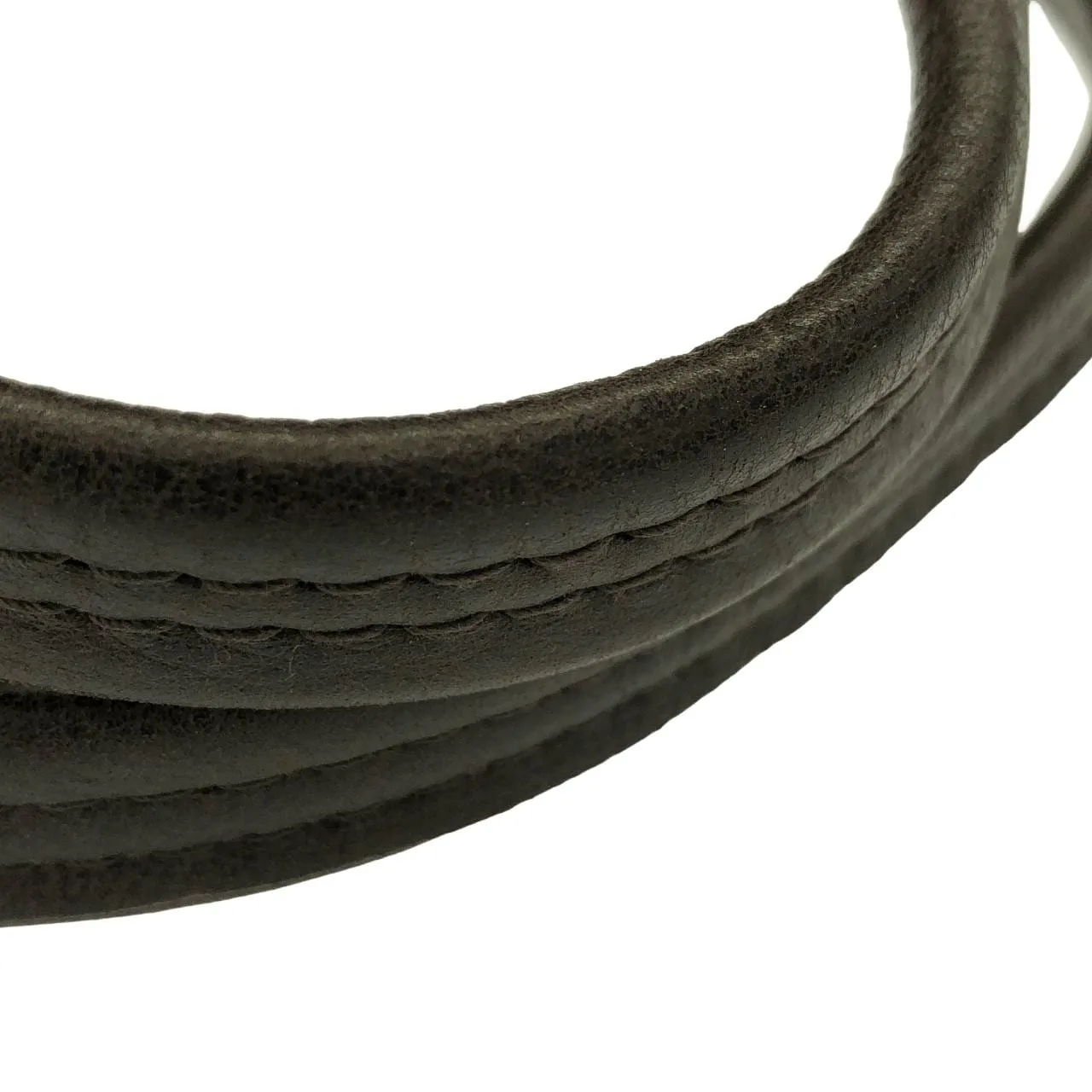 GUCCI 186235 Handbag Leather 灰色 皮革 中古品A - 縮圖 7