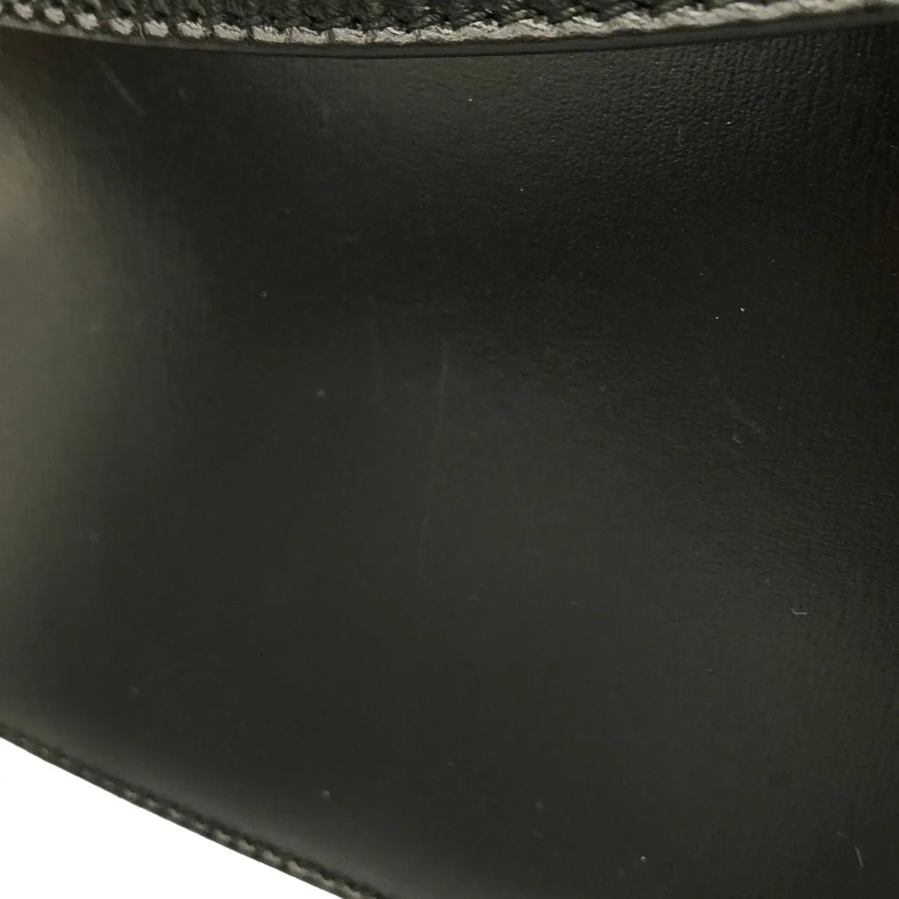 GUCCI 000 1951 Handbag Leather 黑色 皮革 中古品A - 縮圖 7