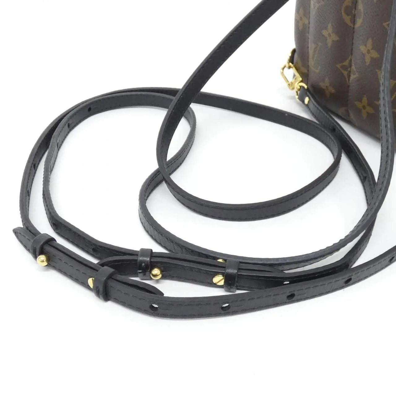 LOUIS VUITTON Palm Springs M44873 Backpack Monogram 黑色 Monogram 中古品A - 縮圖 5