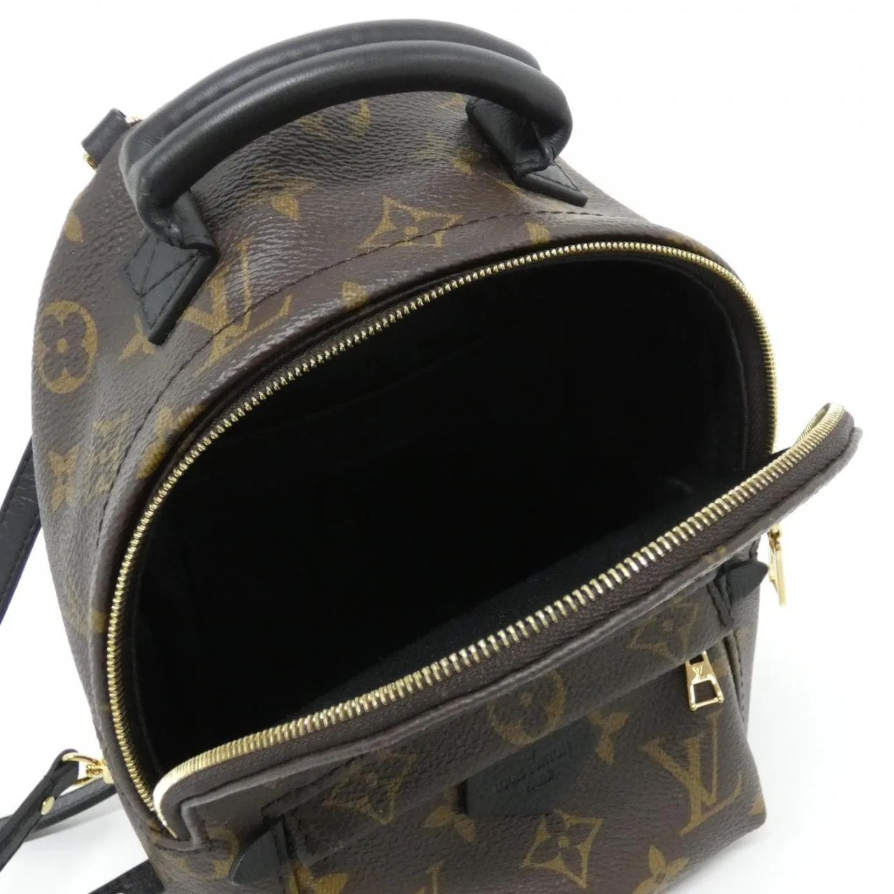 LOUIS VUITTON Palm Springs M44873 Backpack Monogram 黑色 Monogram 中古品A - 縮圖 6