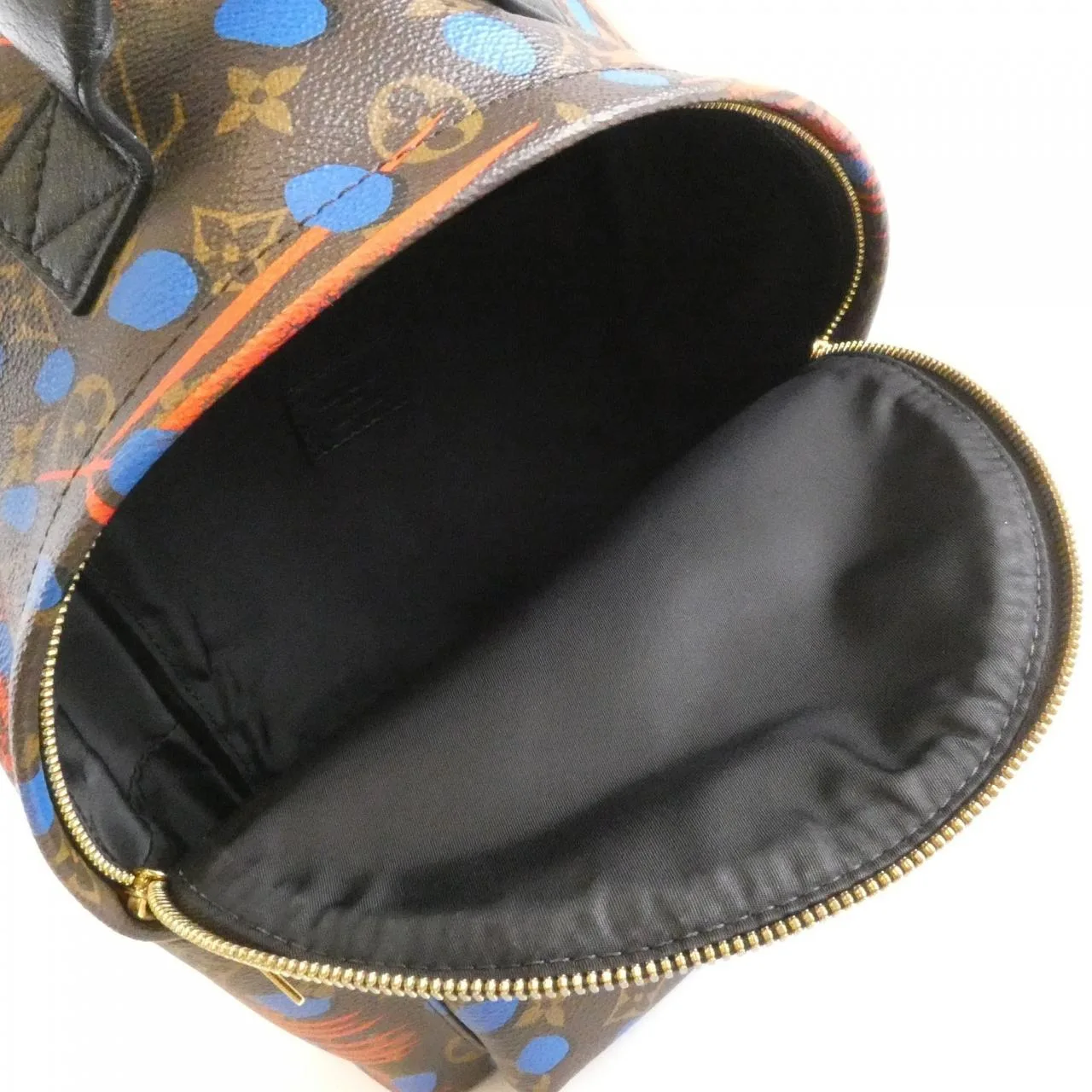 LOUIS VUITTON Palm Springs M41980 Backpack Monogram 黑色 Monogram 中古品B - 縮圖 9