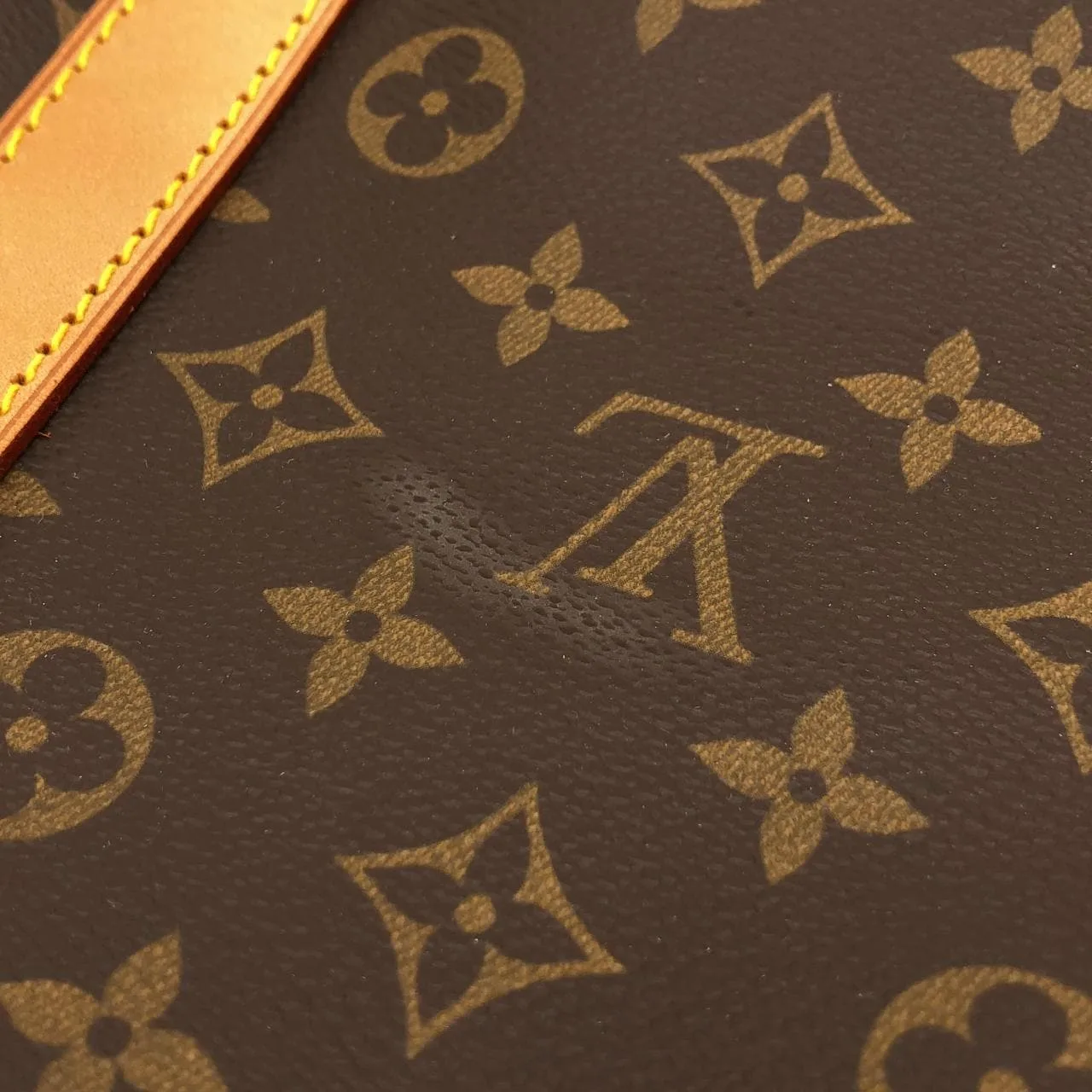 LOUIS VUITTON Keepall M41424 Boston Monogram 黑色 Monogram 中古品A - 縮圖 4